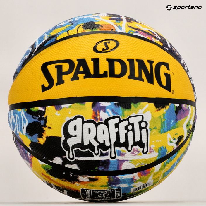 Spalding Graffiti 7 krepšinio kamuolys žalia/geltona 2000049338 6