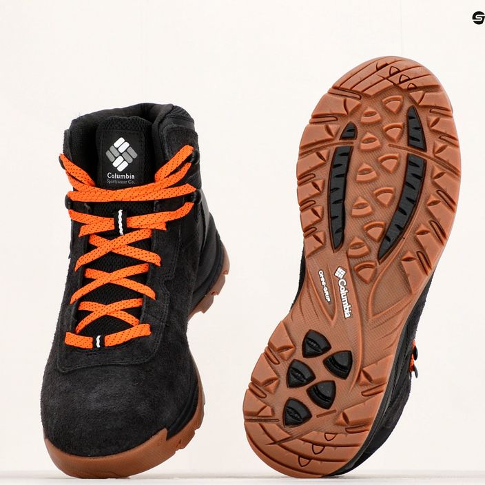Columbia Newton Ridge BC vyriški žygio batai juodi/juodai oranžiniai 21