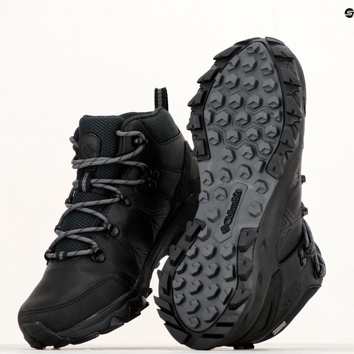 Columbia Peakfreak II Mid Outdry Leather black/graphite moteriški turistiniai batai 23