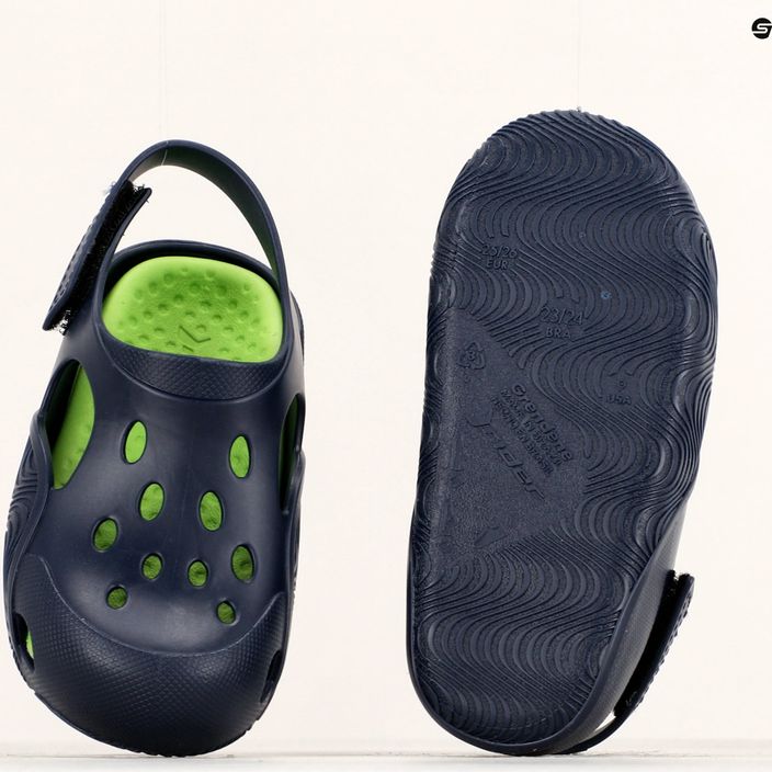 RIDER Comfy Baby mėlynos/žalios spalvos sandalai 14