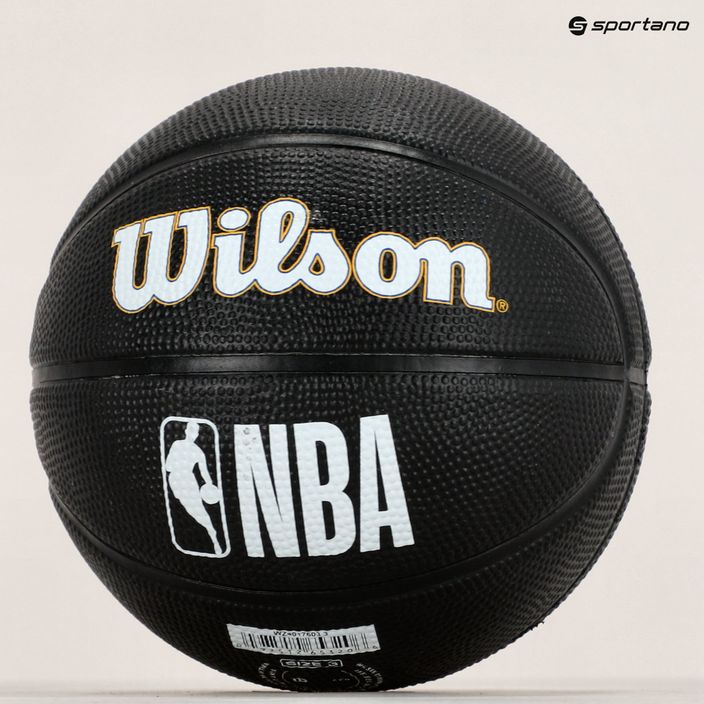 Wilson NBA Tribute Mini Golden State Warriors krepšinio kamuolys WZ4017608XB3 dydis 3 9