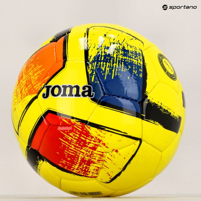 Joma Dali II fluor yellow futbolo kamuolys 5 dydžio 5