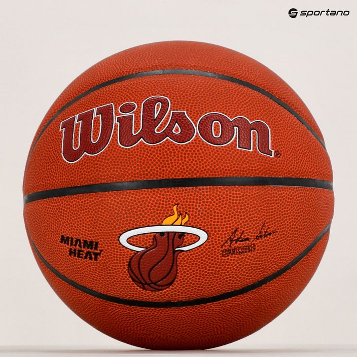 Wilson NBA Team Alliance Miami Heat krepšinio kamuolys WTB3100XBMIA dydis 7 5