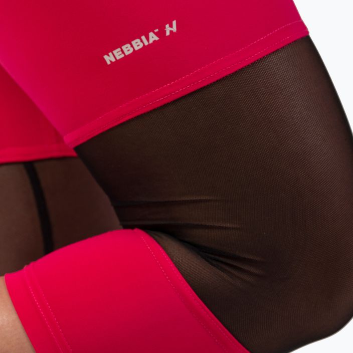 Moteriškos treniruočių kelnės NEBBIA Sporty High-Waist 3/4 pink 6