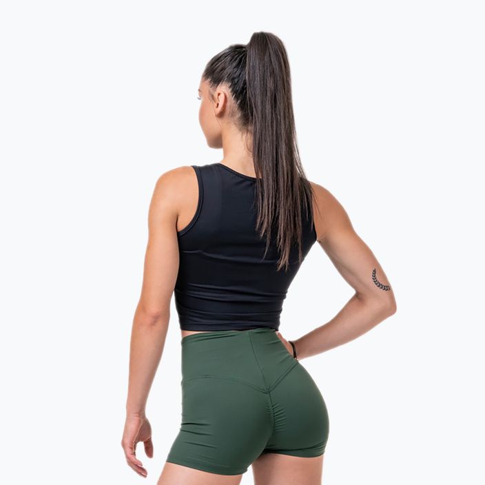 NEBBIA Fit & Sporty moteriškas treniruočių marškinėlis juodos spalvos 5770110 2