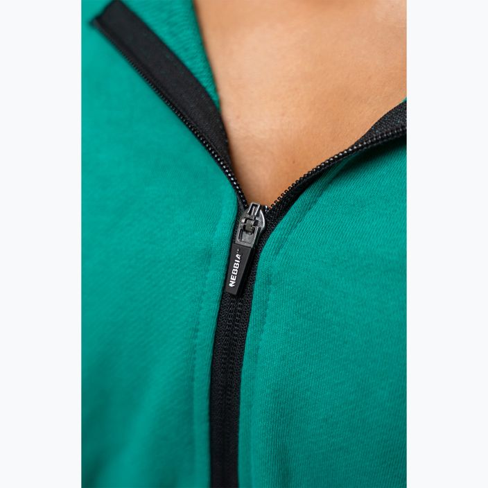 Moteriškas džemperis NEBBIA Crop Hoodie Iconic green 6