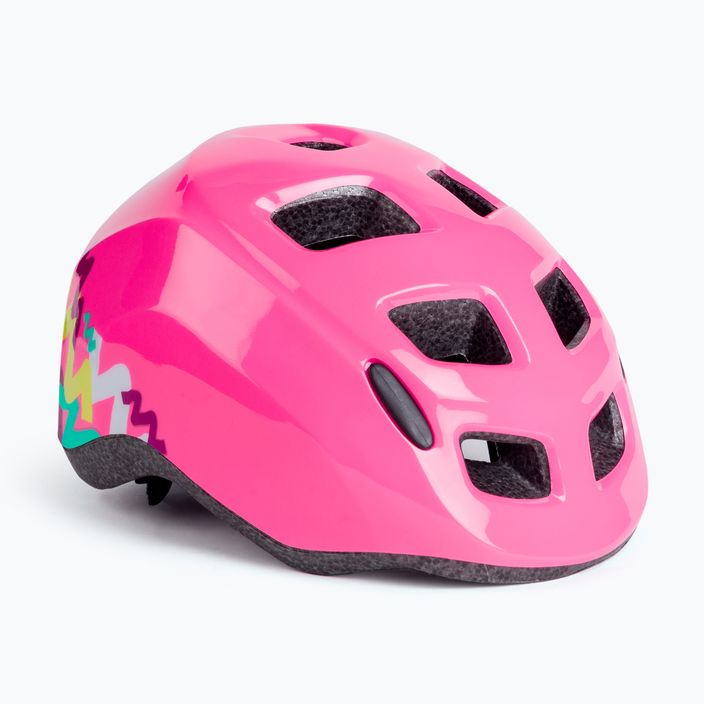 Kellys vaikiškas dviratininko šalmas rožinės spalvos ZIGZAG 022