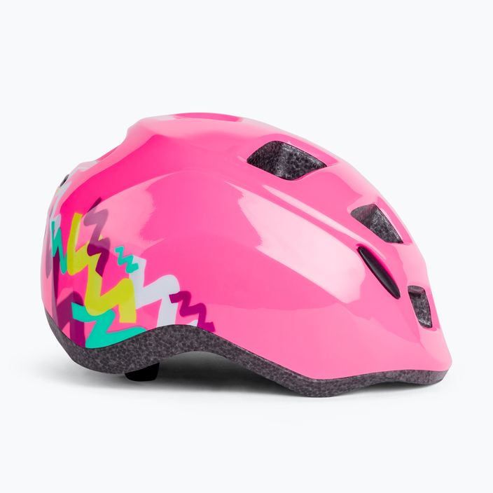 Kellys vaikiškas dviratininko šalmas rožinės spalvos ZIGZAG 022 4