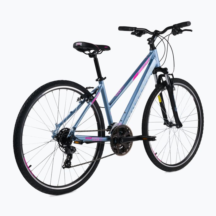 Kellys Clea 10 moteriškas dviratis krosas pilkai rožinis 72318 3