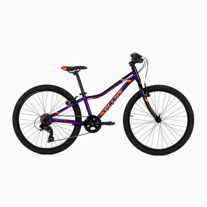 Vaikiškas dviratis Kellys Kiter 30 24" purple