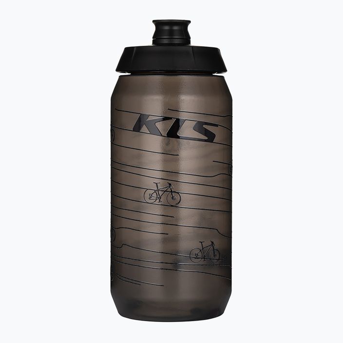"Kellys Kolibri" dviračių butelis 550 ml skaidrus, juodas