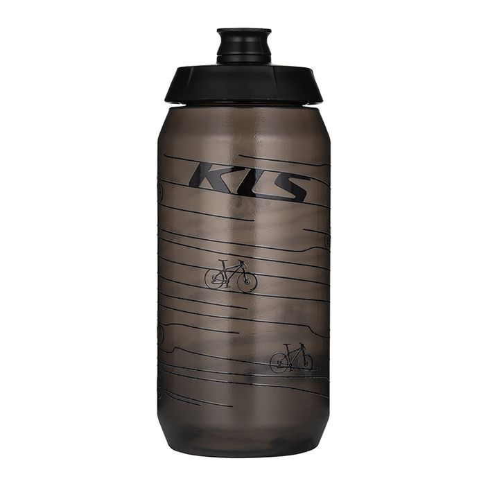 "Kellys Kolibri" dviračių butelis 550 ml skaidrus, juodas 2