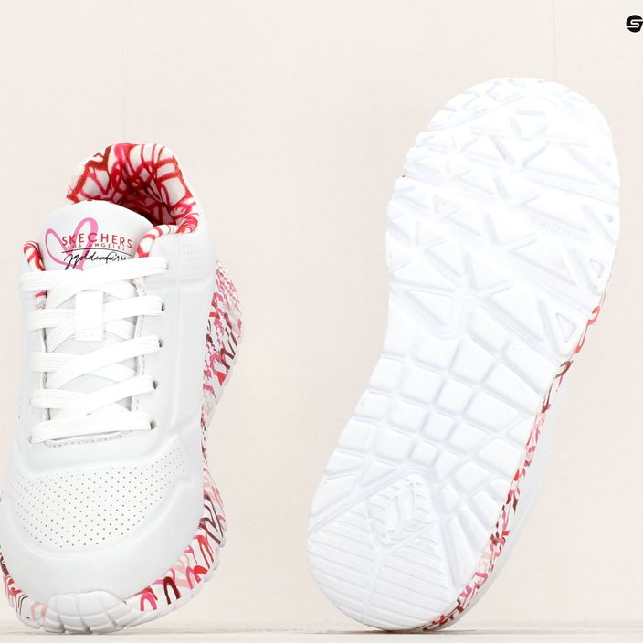 Vaikiški batai SKECHERS Uno Lite Lovely Luv white/red/pink 18