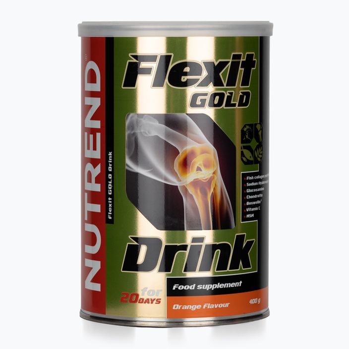 Flexit Drink Gold Nutrend 400g sąnarių regeneracija oranžinė VS-068-400-PO