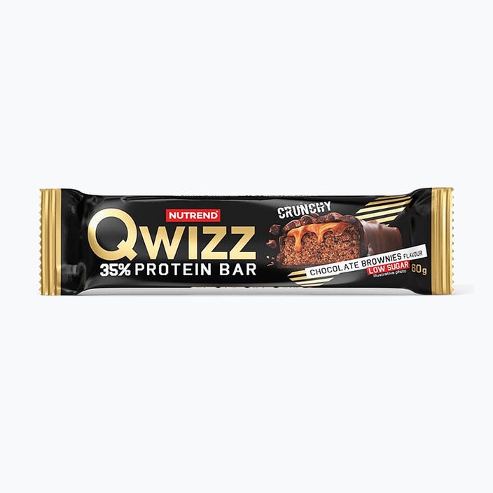 Nutrend Qwizz baltyminis batonėlis 60g šokoladinis pyragas VM-064-60-ČOB 3