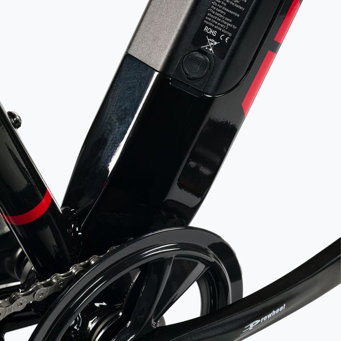LOVELEC Alkor elektrinis dviratis 36V 15Ah 540Wh juodai raudonas B400239 13