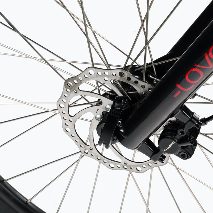LOVELEC Alkor elektrinis dviratis 36V 15Ah 540Wh juodai raudonas B400239 16