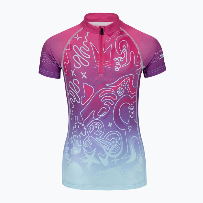 SILVINI Scrivia vaikiški dviratininkų marškinėliai rožinės spalvos 3119-CD1434/9133/110-131