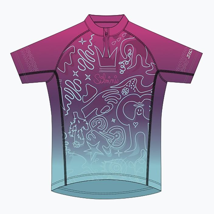 SILVINI Scrivia vaikiški dviratininkų marškinėliai rožinės spalvos 3119-CD1434/9133/110-131 6