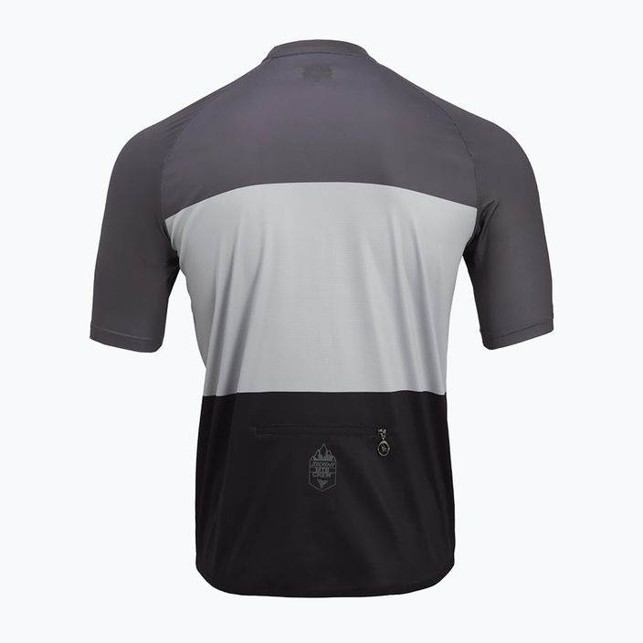 SILVINI Turano Pro vyriški dviratininko marškinėliai pilkai balti 3120-MD1645/11082 5