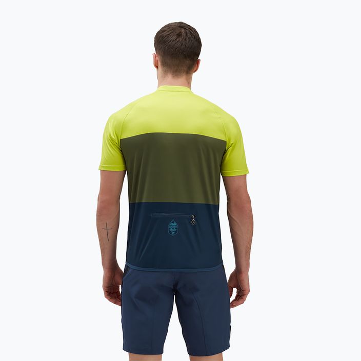 SILVINI Turano Pro vyriški dviratininko marškinėliai geltoni/juodi 3120-MD1645/43362 2