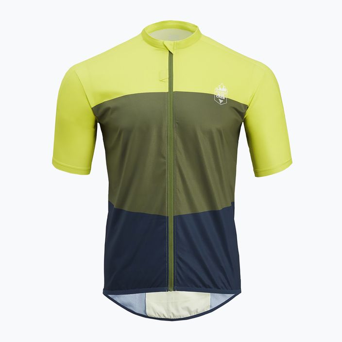 SILVINI Turano Pro vyriški dviratininko marškinėliai geltoni/juodi 3120-MD1645/43362 3