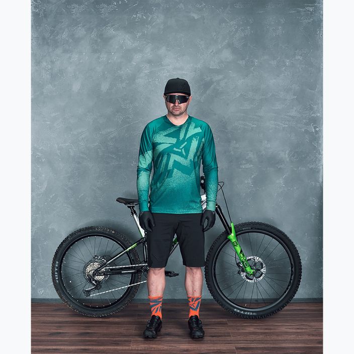 Vyriški dviratininkų marškinėliai SILVINI žali 3121-MD1802 3
