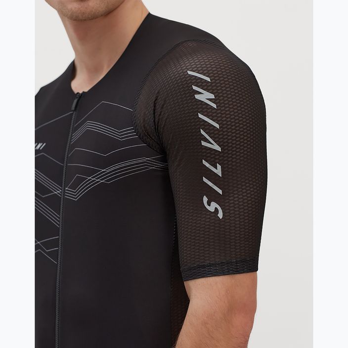 SILVINI vyriški dviratininko marškinėliai Legno black 3122-MD2000/0811/S 4