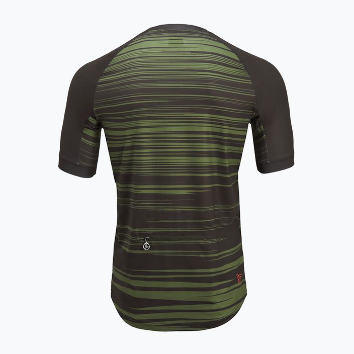 SILVINI Gallo vyriški dviratininko marškinėliai juodai/žalios spalvos 3122-MD2017/45432 4