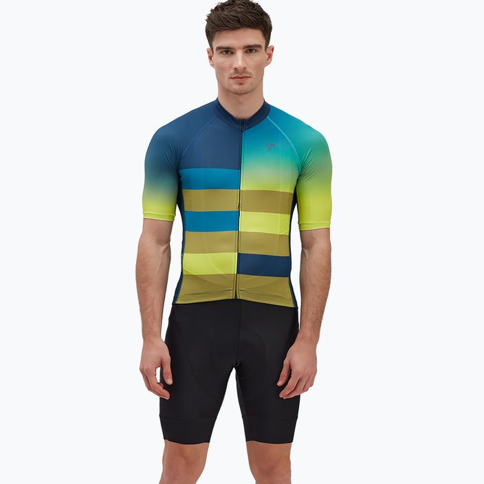 SILVINI vyriški dviratininko marškinėliai Mazzano blue/yellow 3122-MD2042/32422