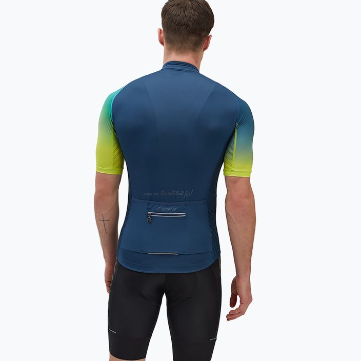 SILVINI vyriški dviratininko marškinėliai Mazzano blue/yellow 3122-MD2042/32422 2