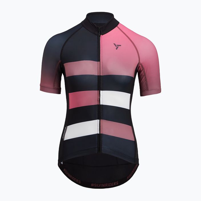 SILVINI Mazzana moteriški dviratininkų marškinėliai juoda/rožinė 3122-WD2045/8911 4