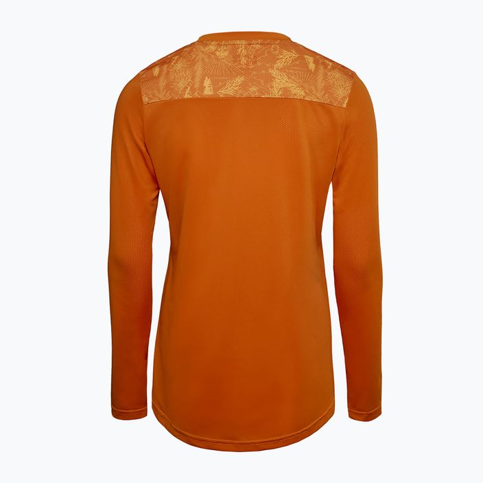 Moteriški dviračių marškinėliai ilgomis rankovėmis SILVINI Ella orange 2