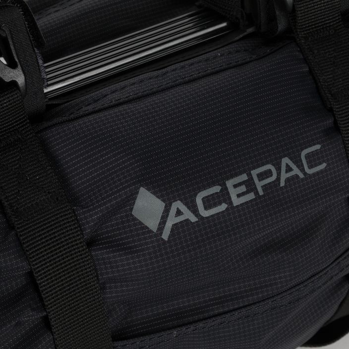 Acepac krepšys dviračio vairui 101301 juodas 4