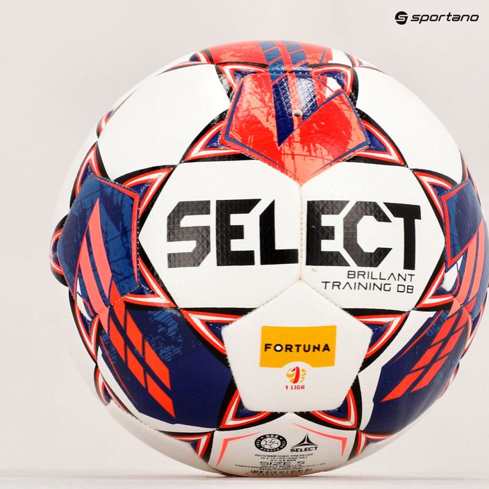 SELECT Brillant Training Fortuna 1 League football v23 white/red size 5 6