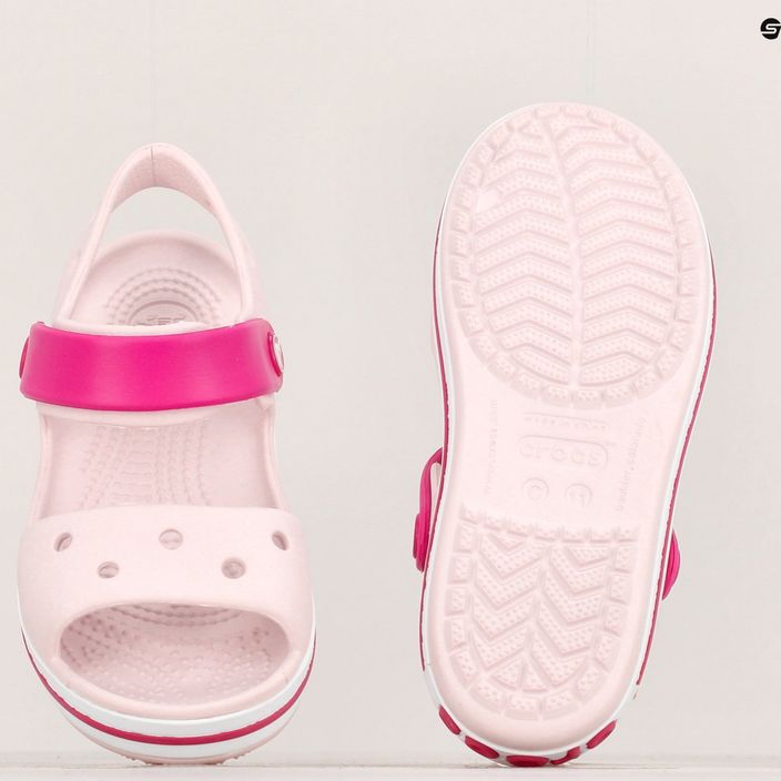 Crocs Crockband vaikiški sandalai vos rausvi / saldžiai rožiniai 12