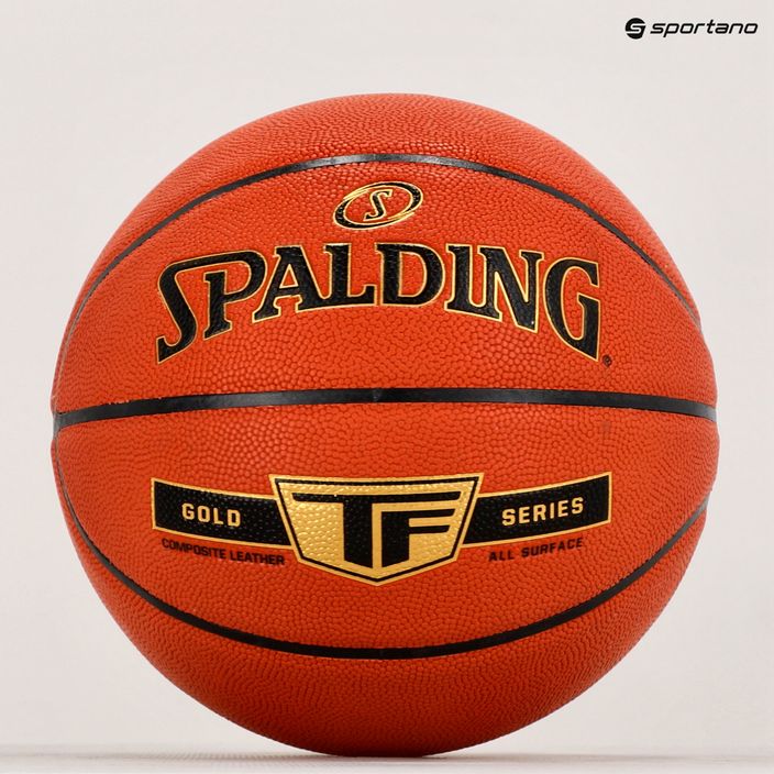 Spalding TF Gold basketball Sz7 76857Z dydis 7 6