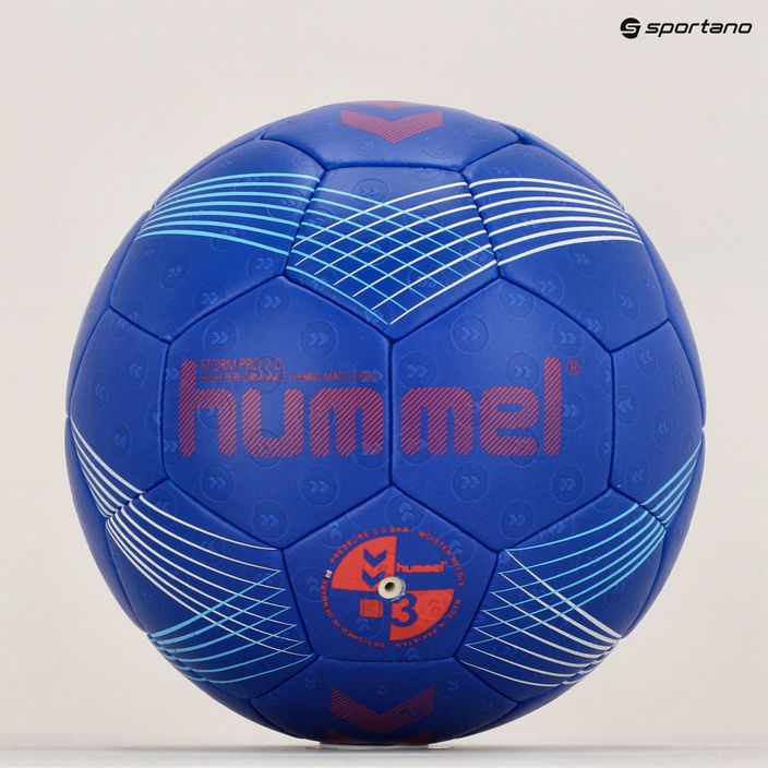 Hummel Storm Pro 2.0 HB blue/red rankinio dydis 3 5