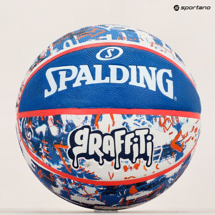 Spalding Graffiti 7 krepšinio kamuolys mėlyna ir raudona 84377Z 6