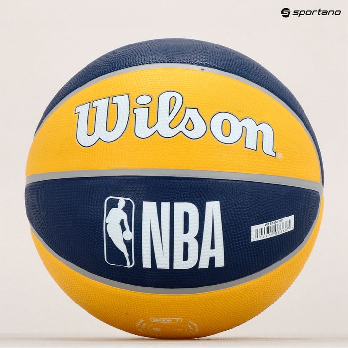 Wilson NBA Team Tribute Indiana Pacers krepšinio kamuolys WTB1300XBIND 7 dydis 6