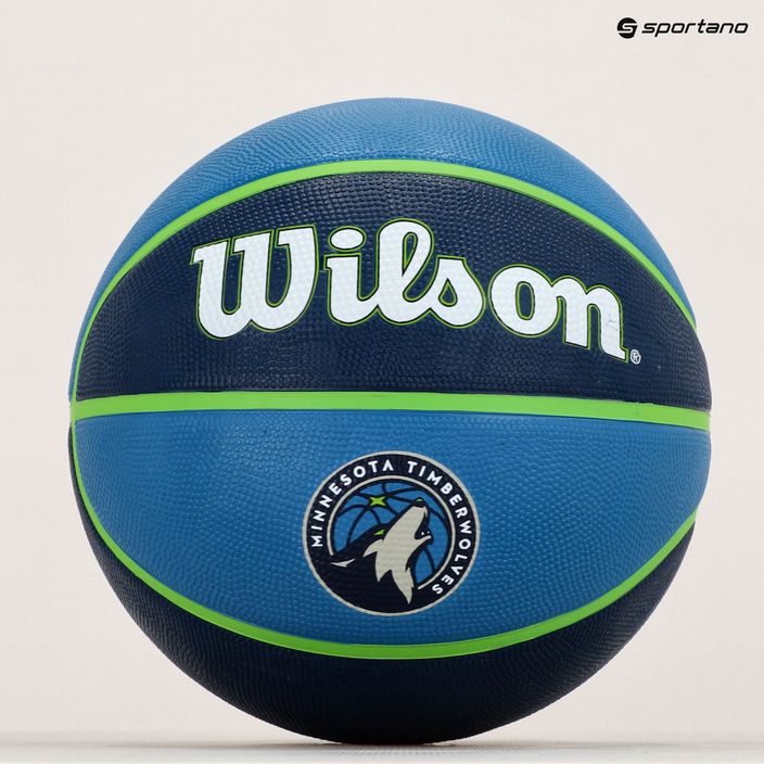 Wilson NBA Team Tribute Minnesota Timberwolves krepšinio kamuolys WTB1300XBMIN dydis 7 5