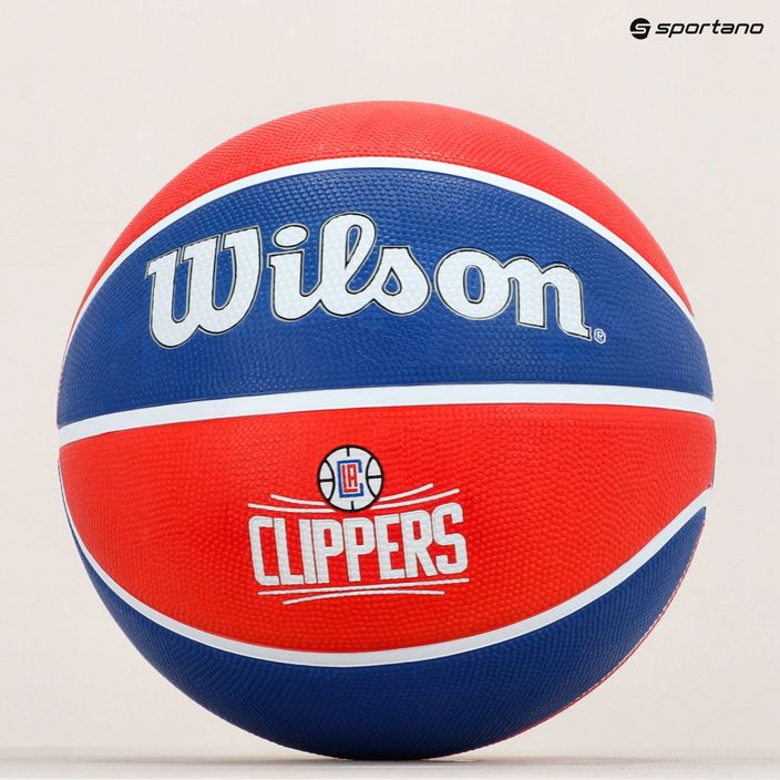 Wilson NBA Team Tribute Los Angeles Clippers krepšinio kamuolys WTB1300XBLAC dydis 7 7