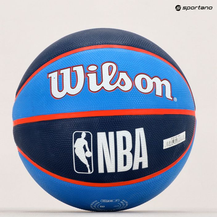 Wilson NBA Team Tribute Oklahoma City Thunder krepšinio kamuolys WTB1300XBOKC dydis 7 7