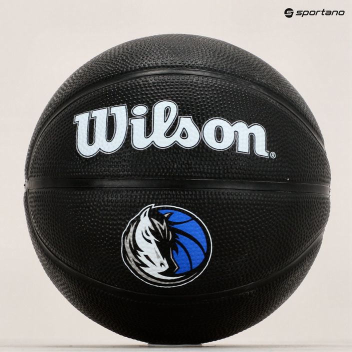 Wilson NBA Team Tribute Mini Dallas Mavericks krepšinio kamuolys WZ4017609XB3 dydis 3 9