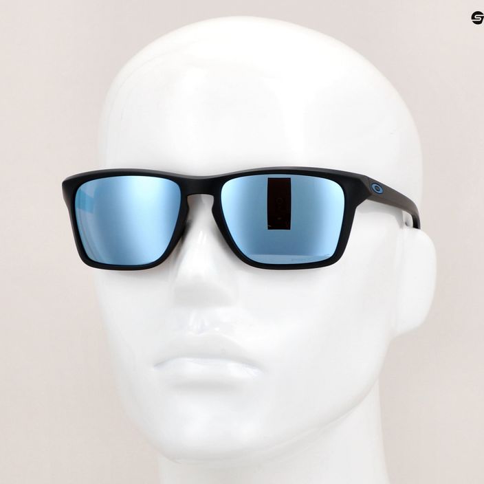"Oakley Sylas" matiniai juodi/prizm deep water poliarizuoti akiniai nuo saulės 13