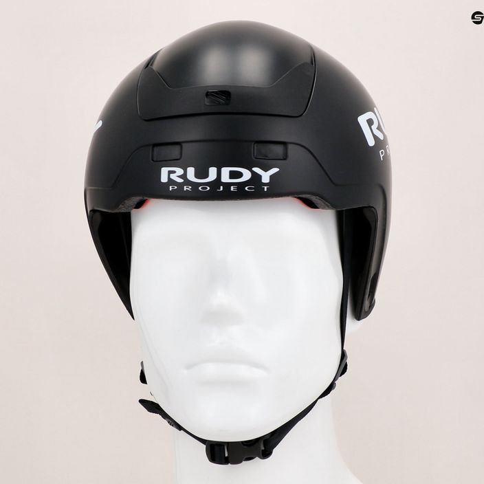 Rudy Project The Wing juodas matinis dviratininko šalmas 7