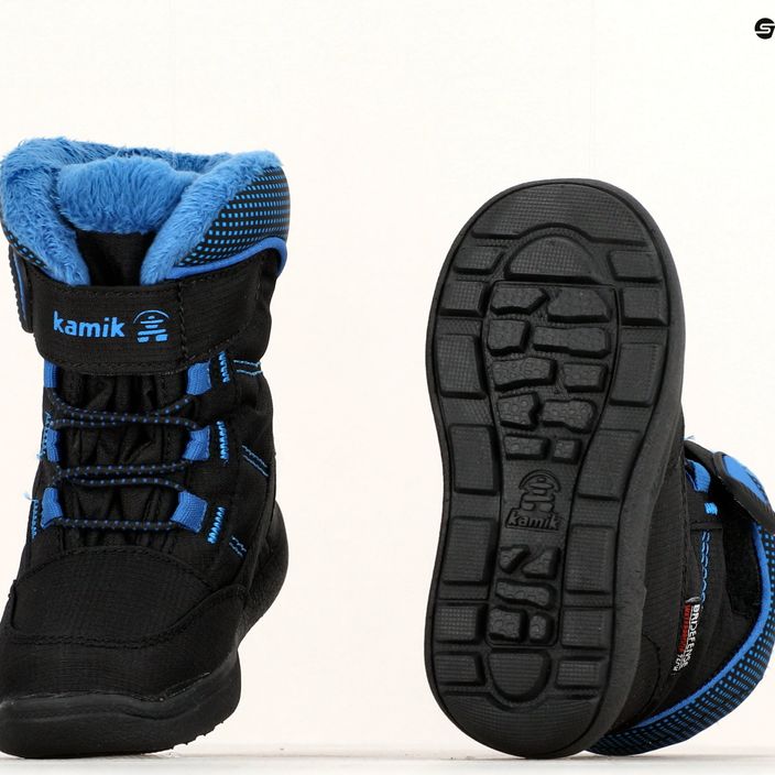 "Kamik Stance2" juodi/mėlyni vaikiški trekingo batai 14