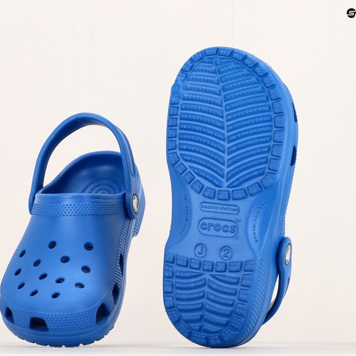 Vaikiškos šlepetės Crocs Classic Clog Kids blue bolt 13