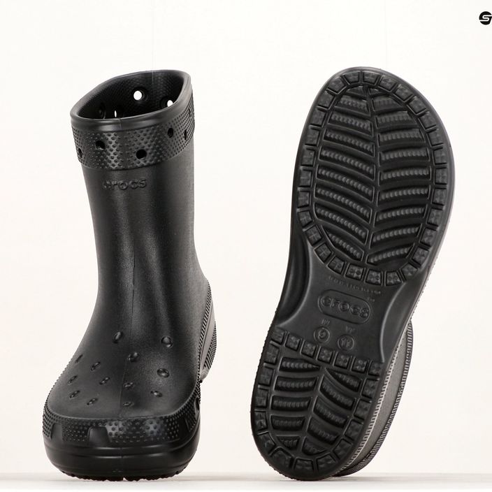 Vyriški lietaus batai Crocs Classic Rain Boot black 12