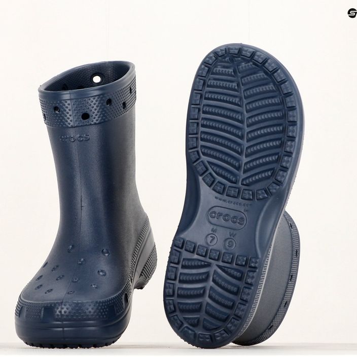 Vyriški lietaus batai Crocs Classic Rain Boot navy 12
